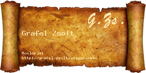 Grafel Zsolt névjegykártya